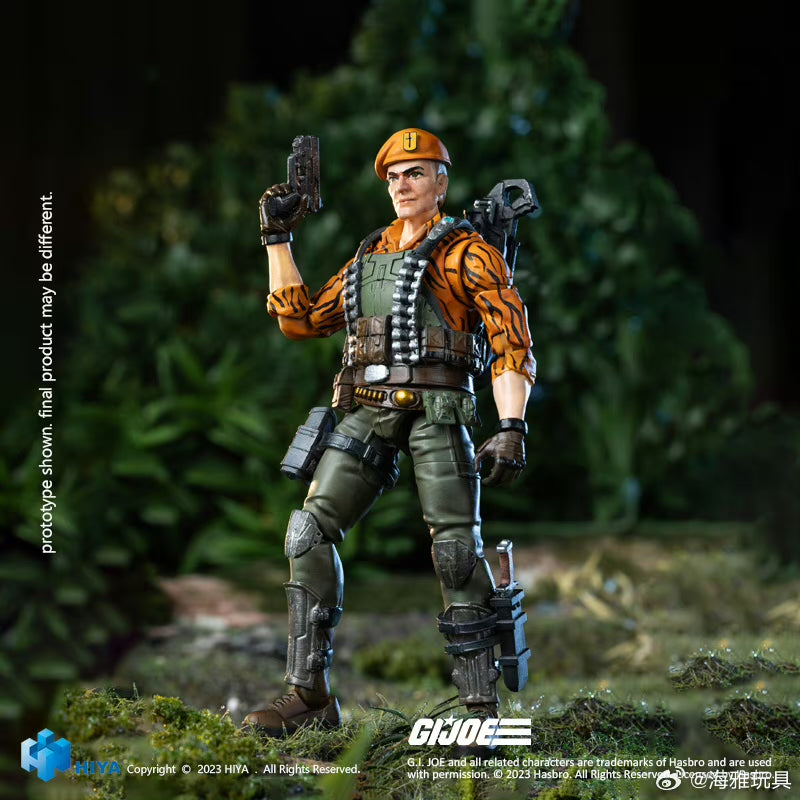 1/18 HIYA 4inch G.I.Joe Flint Tiger Force Action Figure - Exquisite Collectible Mini Series for Display & Play | Military Toy for Kids & Adult Collectors