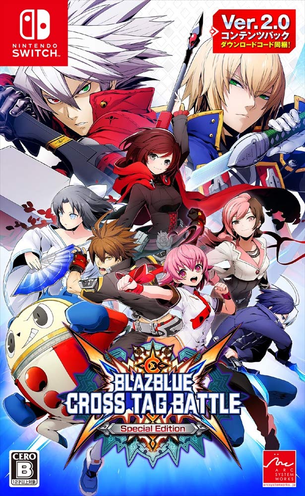 BlazBlue Cross Tag Battle - Nintendo Switch Game (Region Free, Japanese Version) | Fighting Game for Anime Fans - Perfect for Multiplayer Battles & Competitive Play