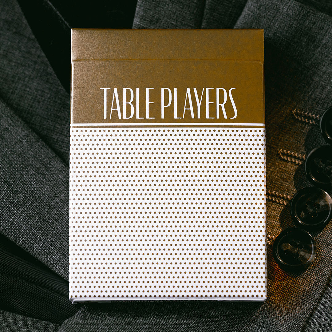 Premium Gilded Edition Luxury Playing Cards - Table Players Vol. 06 | Elegant Casino Style, Poker Night, Cardistry & Magic Tricks | Perfect for Game Nights, Gifts & Collectors