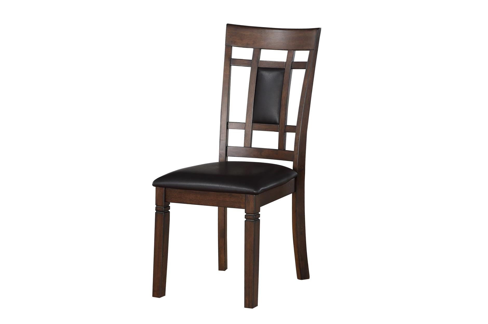 6-Piece Cherry Finish Dining Set with Bench - Perfect for Small Spaces, Kitchens & Breakfast Nooks | Modern Wooden Table and Chairs