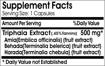 Triphala Extract 500mg - 90 Vegan Capsules - Pure Ayurvedic Herbal Supplement for Digestion & Detox by PureControl - Supports Gut Health, Immunity & Cleansing - Perfect for Daily Wellness Routine