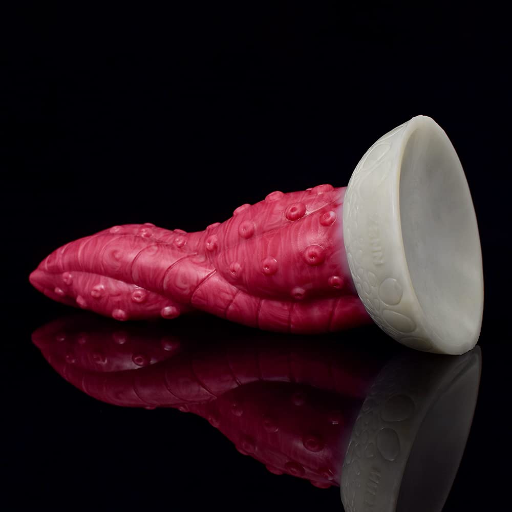 BeHorny Liquid Silicone Octopus Tentacle Dildo with Suction Cup - Realistic Adult Sex Toy for Women & Men - Perfect for Solo Play, Couples Fun and BDSM Fantasy