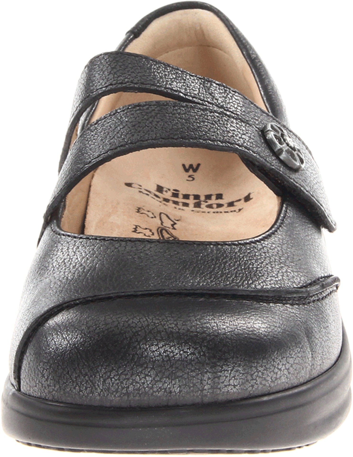 Birkenstock Women's Sacramento Sandals - Nero/Silver - Size 10 (UK Women's 7.5) | Comfortable Cork Footbed Slides for Casual Wear, Beach & Summer Outfits