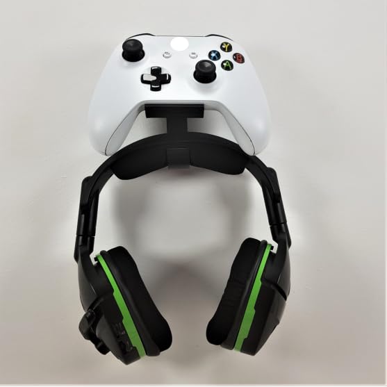 Xbox One / S / X Controller Mount with Headphone Holder - Green - Perfect for Gaming & Streaming Accessories