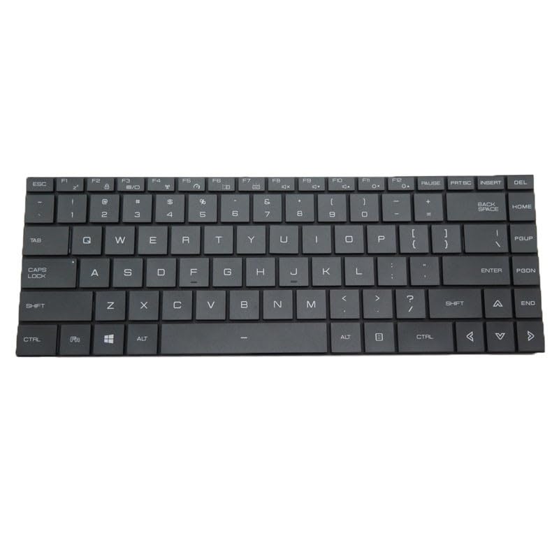 Tuxedo Pulse 15 GEN1 Backlit Laptop Keyboard - US Layout (Black) | Replacement Keyboard for Gaming & Productivity