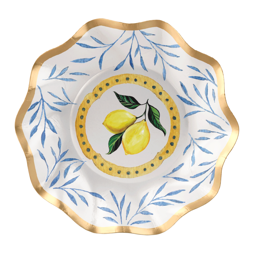 Capri Coast Appetizer & Dessert Bowls - Set of 8, Elegant Serving Dishes for Parties, Snacks, Ice Cream & Fruit - Perfect for Entertaining & Home Decor