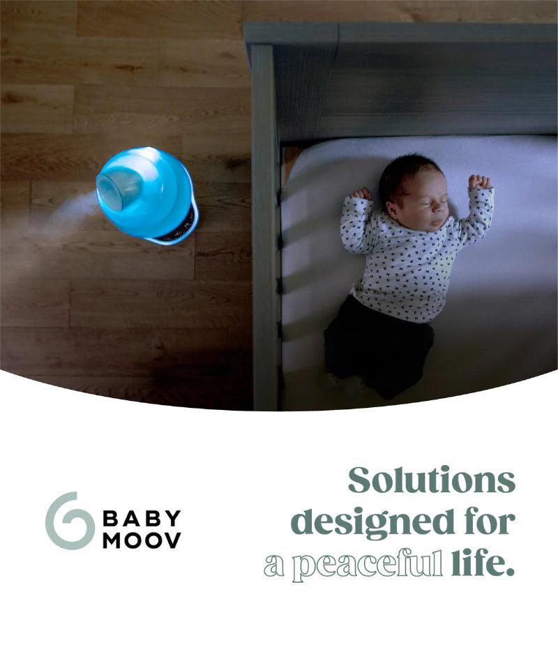 Babymoov 3-in-1 Digital Baby Hygrometer & Humidifier - Accurate Room Temperature and Humidity Monitor with Night Light for Nursery, Bedroom, and Kids Room