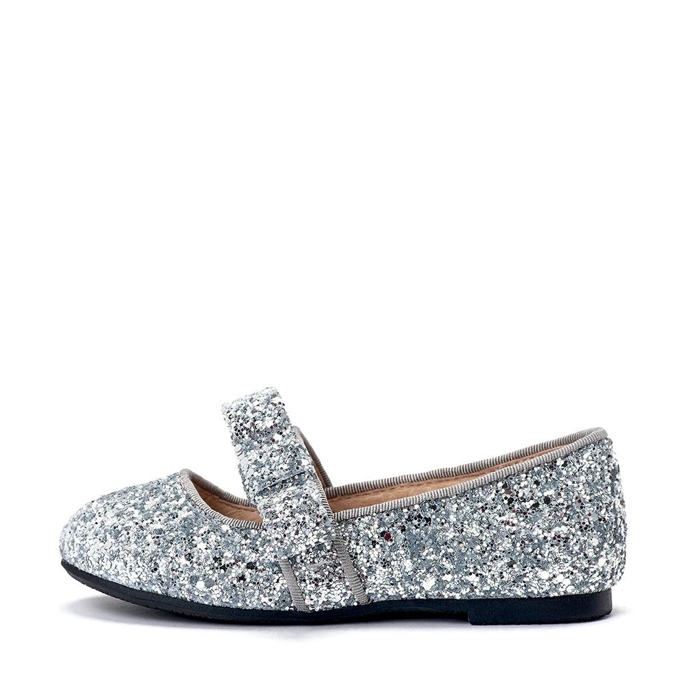Mia Glitter Silver Shoes for Women - Sparkly Party Heels, Comfortable Evening Pumps for Prom, Wedding, Night Out, Club Wear