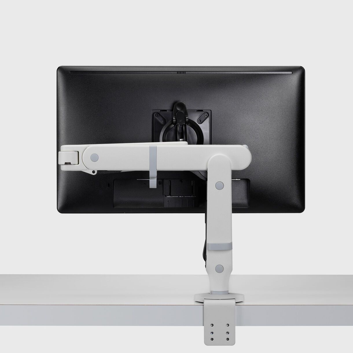 Ollin Adjustable Monitor Arm - Ergonomic Single LCD Computer Screen Mount for Home & Office Desk - Perfect for Workstations, Gaming Setups & Multi-Monitor Displays