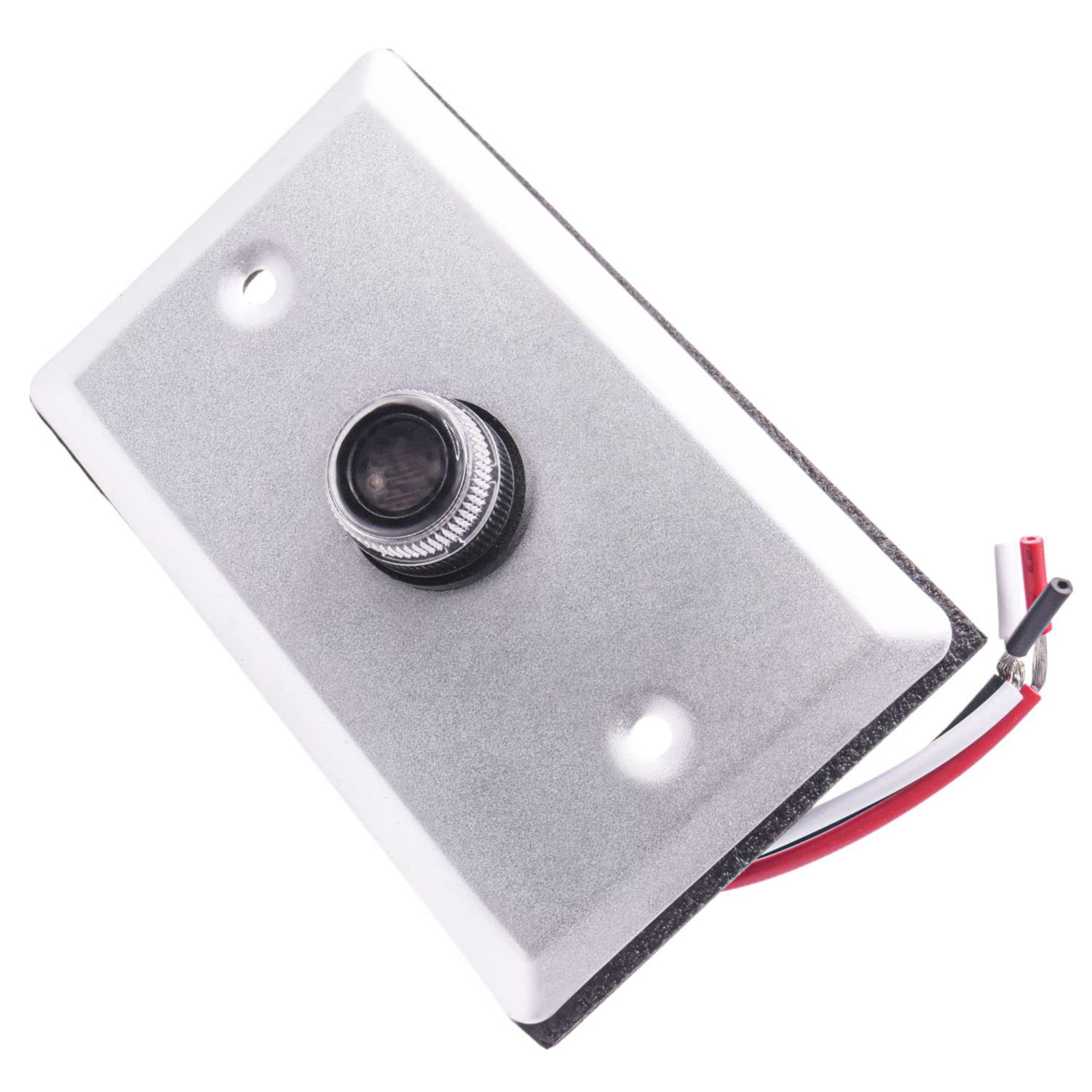 HQRP Photocell Thermal Light Sensor with Wall Plate - Dusk to Dawn Wire-in Switch for Outdoor Lighting - Photoelectric Control for Garage Lights, Barn Lights, Street Lights - Weatherproof & Energy Saving (Perfect for Driveways, Gardens & Security Lighting)