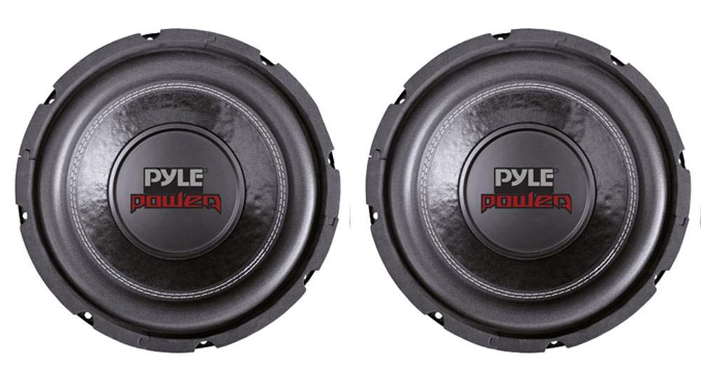 Pyle PLPW6D 6 Inch Dual Voice Coil 4 Ohm Car Subwoofer - 2 Pack High Power Bass Speakers for Car Audio System - Perfect for Trucks, SUVs & Custom Car Stereo Upgrades