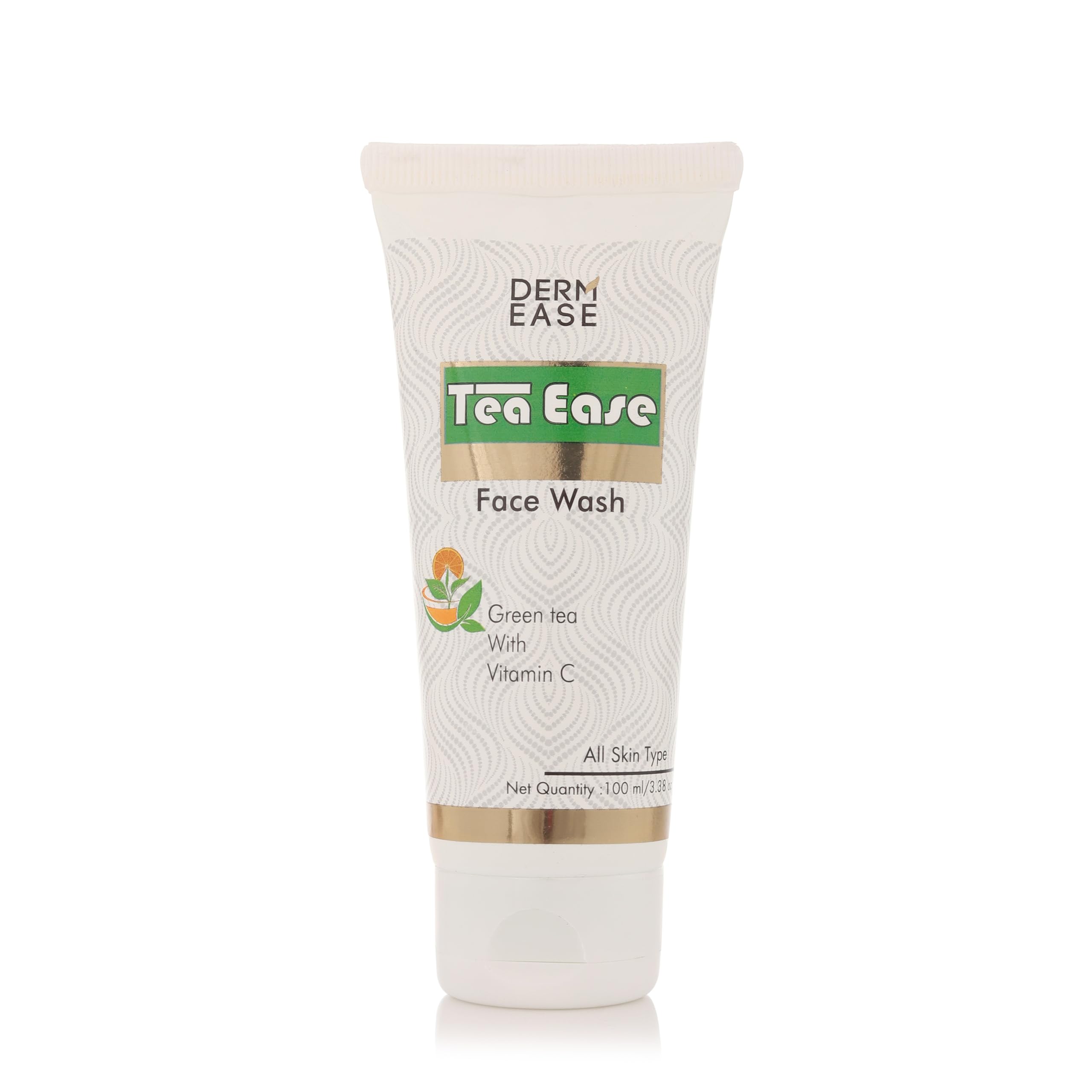 Derm Ease Tea Ease Face Wash - Gentle Cleanser for Acne & Sensitive Skin | Daily Skincare Routine for Clear & Glowing Complexion | Perfect for Morning & Night Use