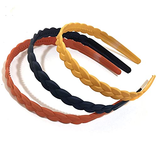 Shidara Hard Plastic Hair Headbands for Women, Girls, Teens & Kids - Non-Slip Teeth Design, Thin & Comfortable, 12-Piece Multi-Pack - Perfect for School, Sports, Work & Everyday Styling