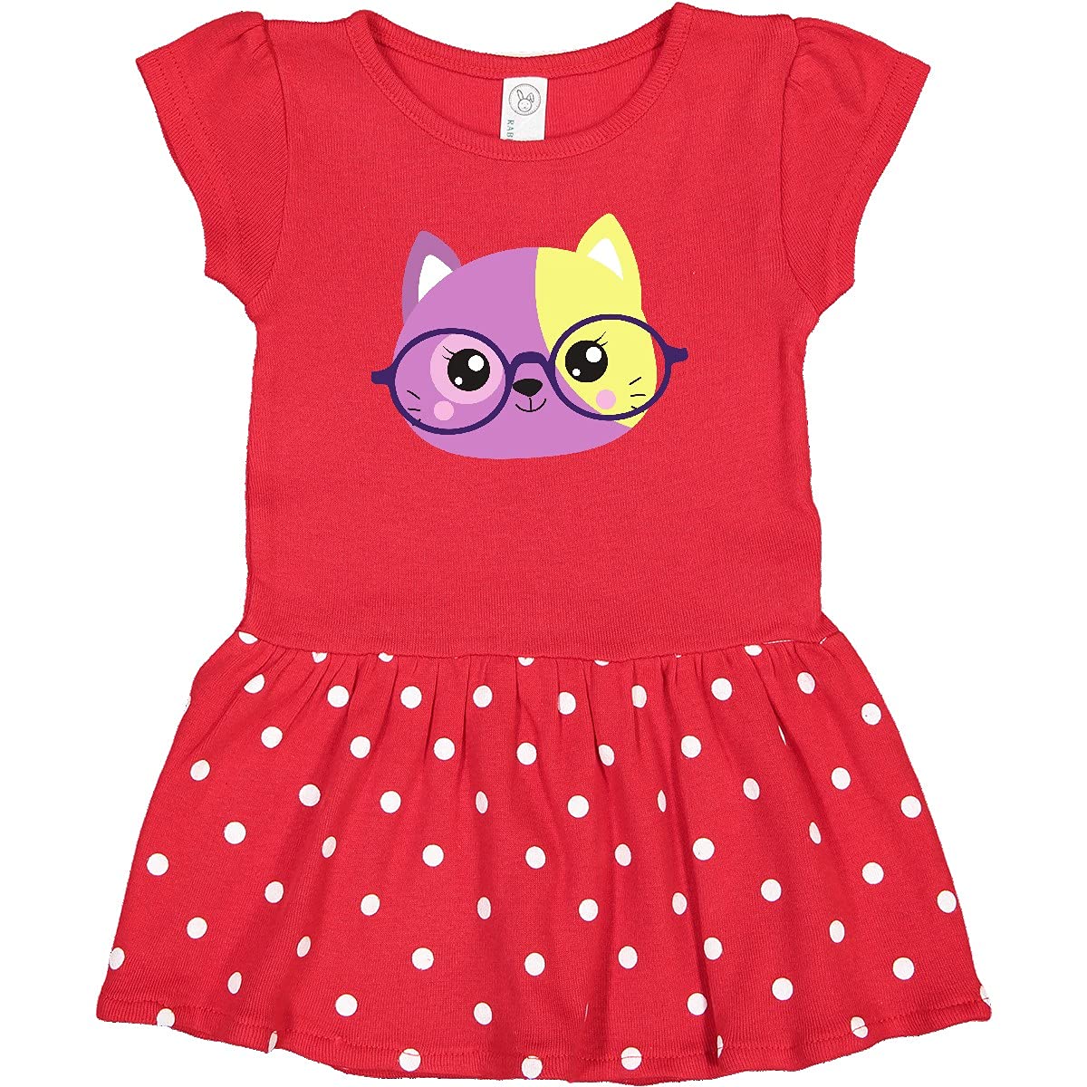 Hipster Cat Dress for Infants - Stylish Kitten Outfit for Playtime