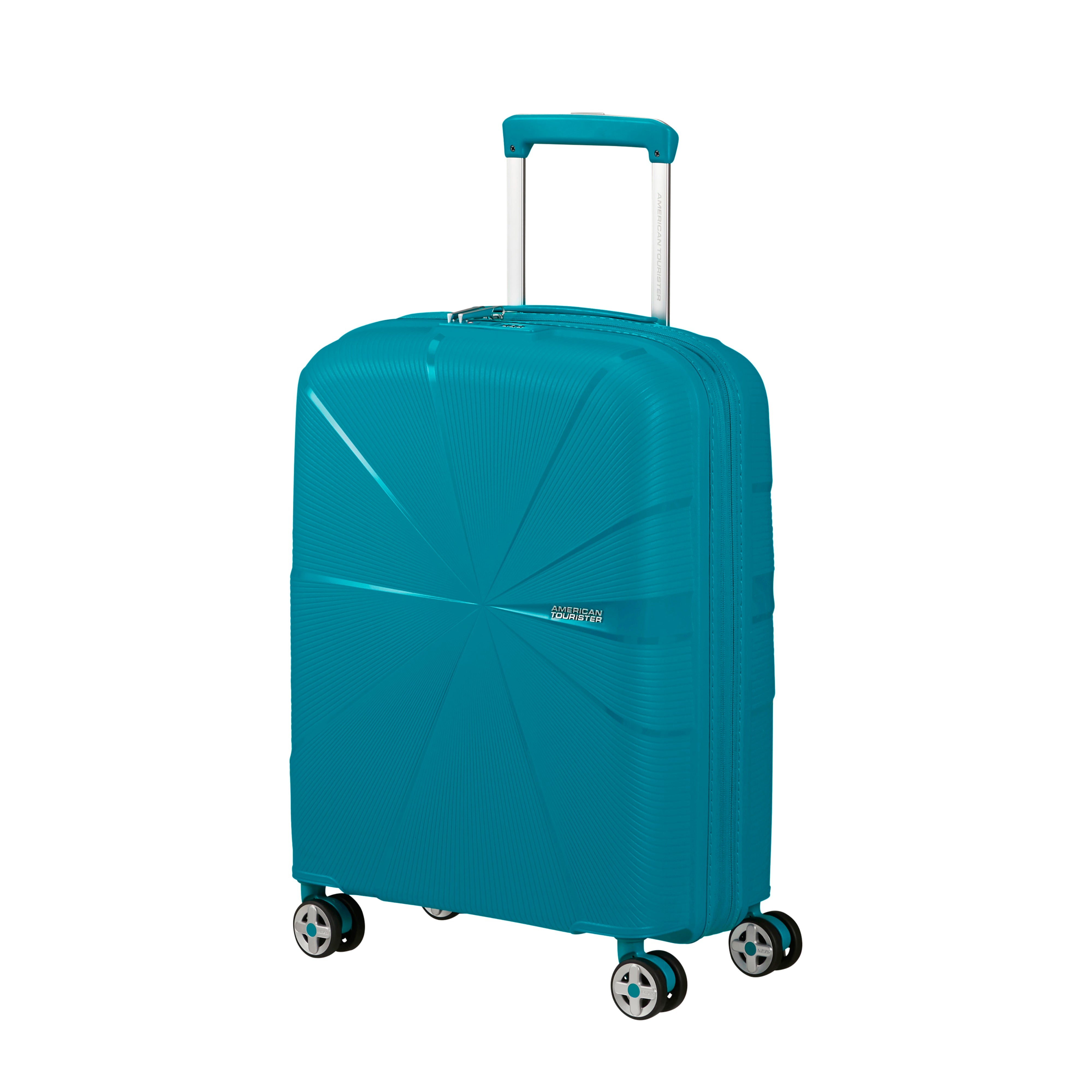 American Tourister StarVibe 3-Piece Expandable Spinner Luggage Set - Lightweight Suitcase for Travel, Business Trips & Family Vacations | Durable Hardshell Luggage with 360° Wheels
