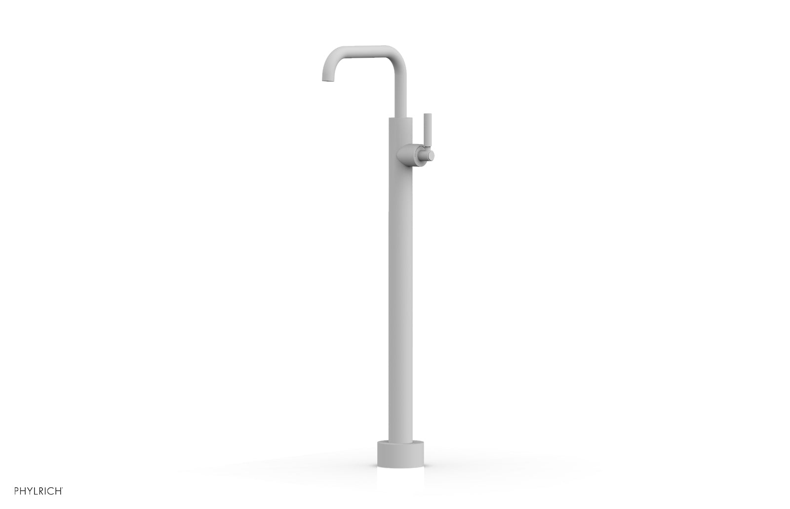 Premium Tall Floor Mount Tub Filler with Lever Handle - D130 45 02 - Modern Bathroom Faucet for Freestanding Tubs, Luxury Spa Experience