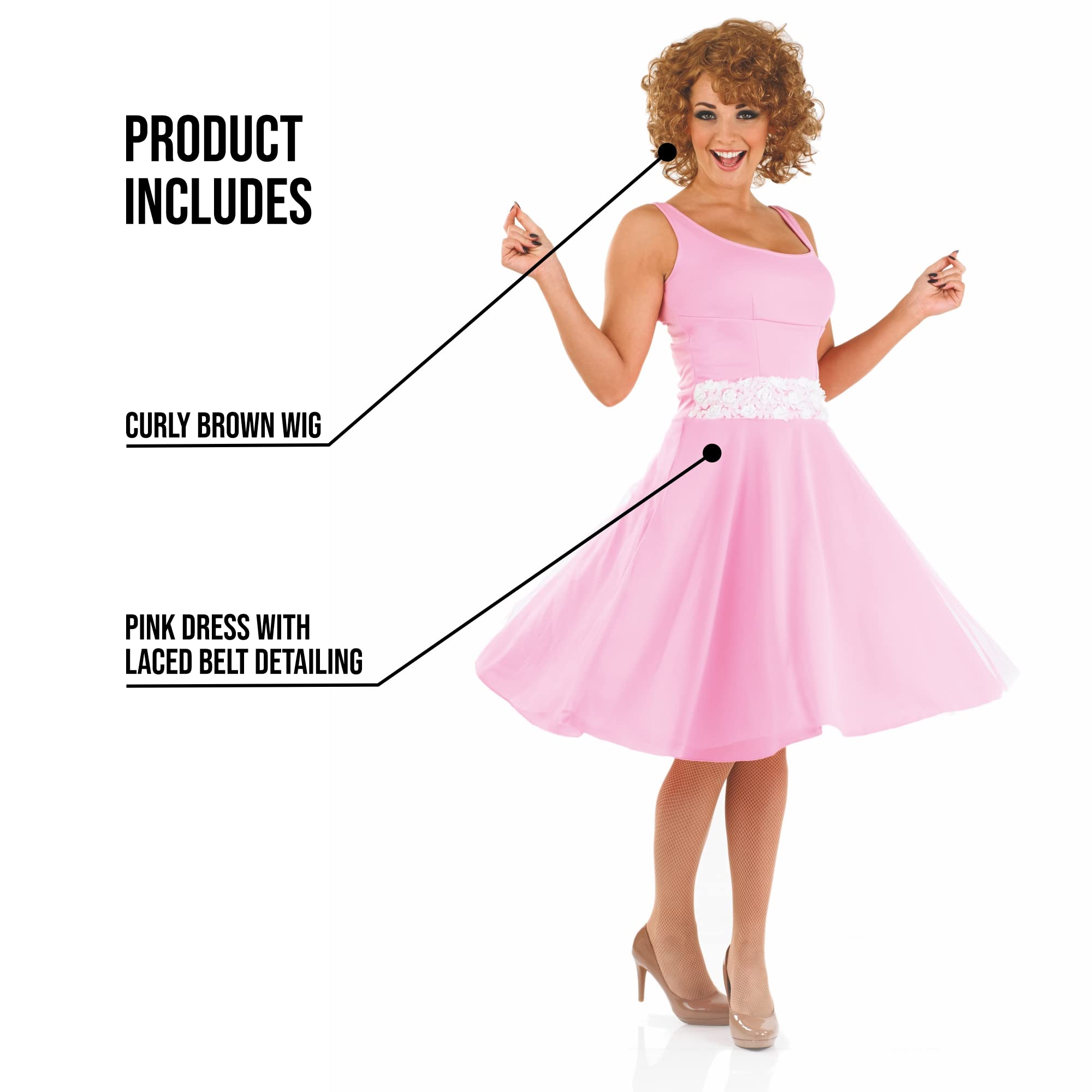 Vintage 50s Style Rockabilly Dresses for Women - Fun Shack Baby Dancing Movie Dress | Retro Swing Dress for Parties, Weddings & Rockabilly Events