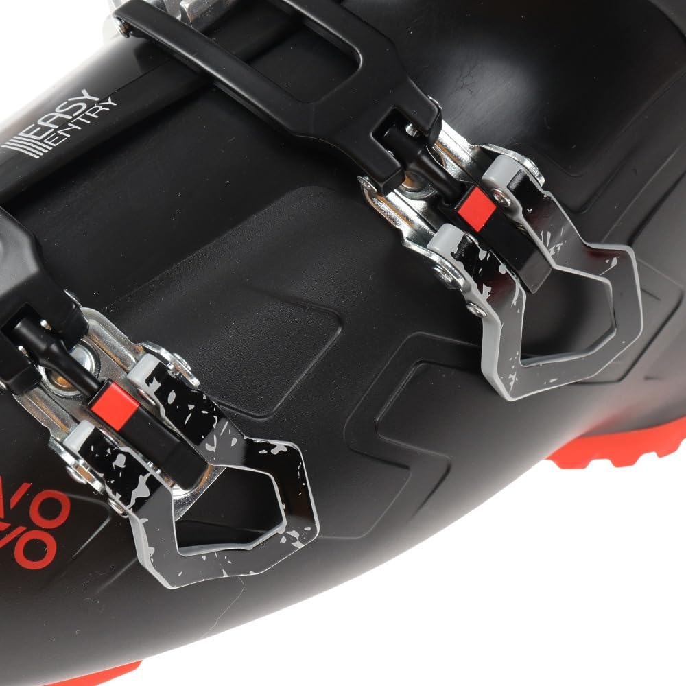 Rossignol Evo 70 Men's Ski Boots - Comfortable Relaxed Fit Snow Boots for All-Mountain Skiing - Black - Perfect for Alpine Skiing & Winter Sports