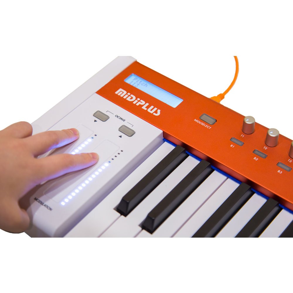 MIDIPLUS X6 Pro 49-Key USB MIDI Keyboard Controller for Music Production, Recording & Live Performance – Compatible with DAW Software like FL Studio, Ableton & Logic Pro