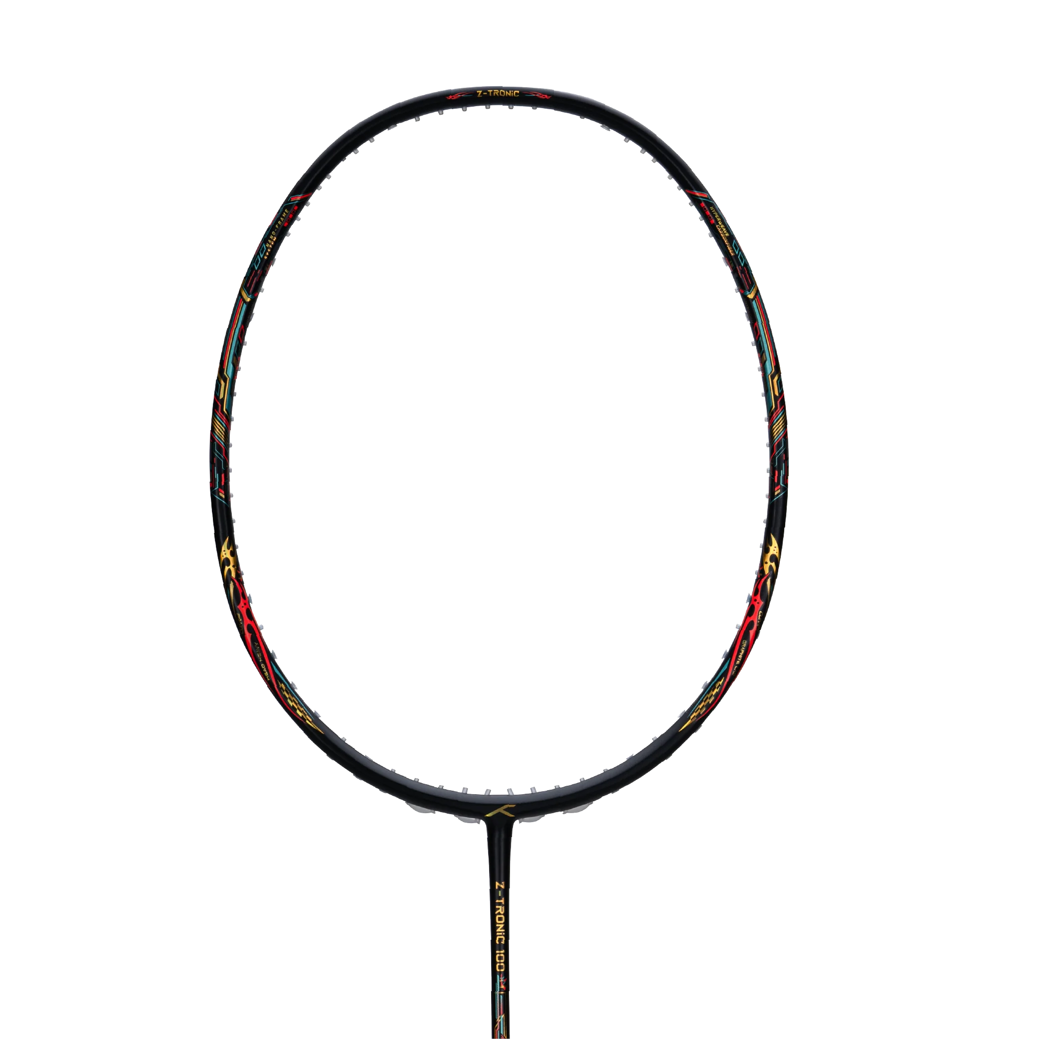 Hundred Z Tronic 100 Badminton Racket - Professional Carbon Fiber Badminton Racket for Adults & Teens - Perfect for Indoor/Outdoor Games, Training & Competitive Play