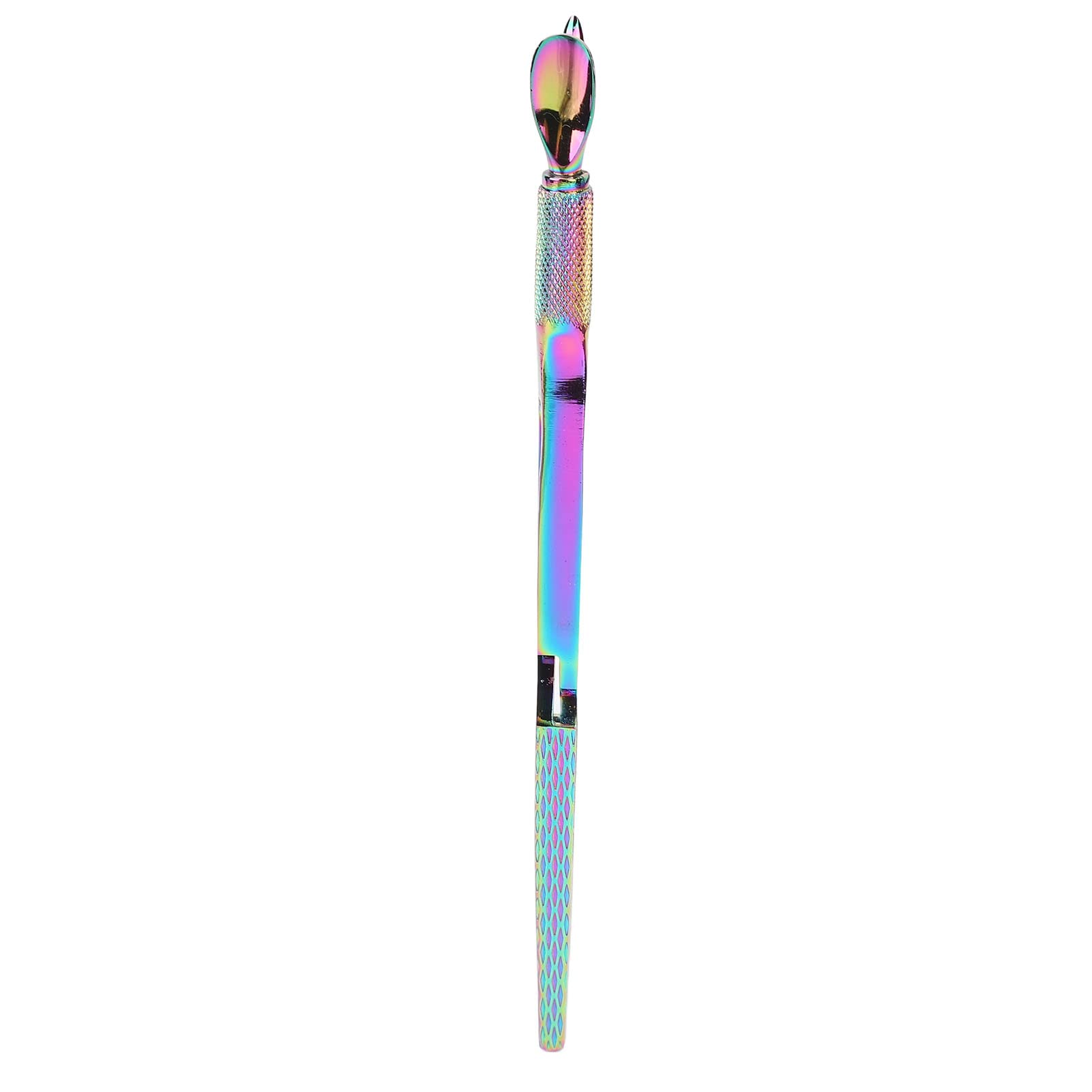 Double-Sided C-Curve Cuticle Pusher & Puller - Professional Nail Tool for At-Home Manicures & Pedicures (Multicolor) - Perfect for Salon-Quality Nail Care & DIY Grooming