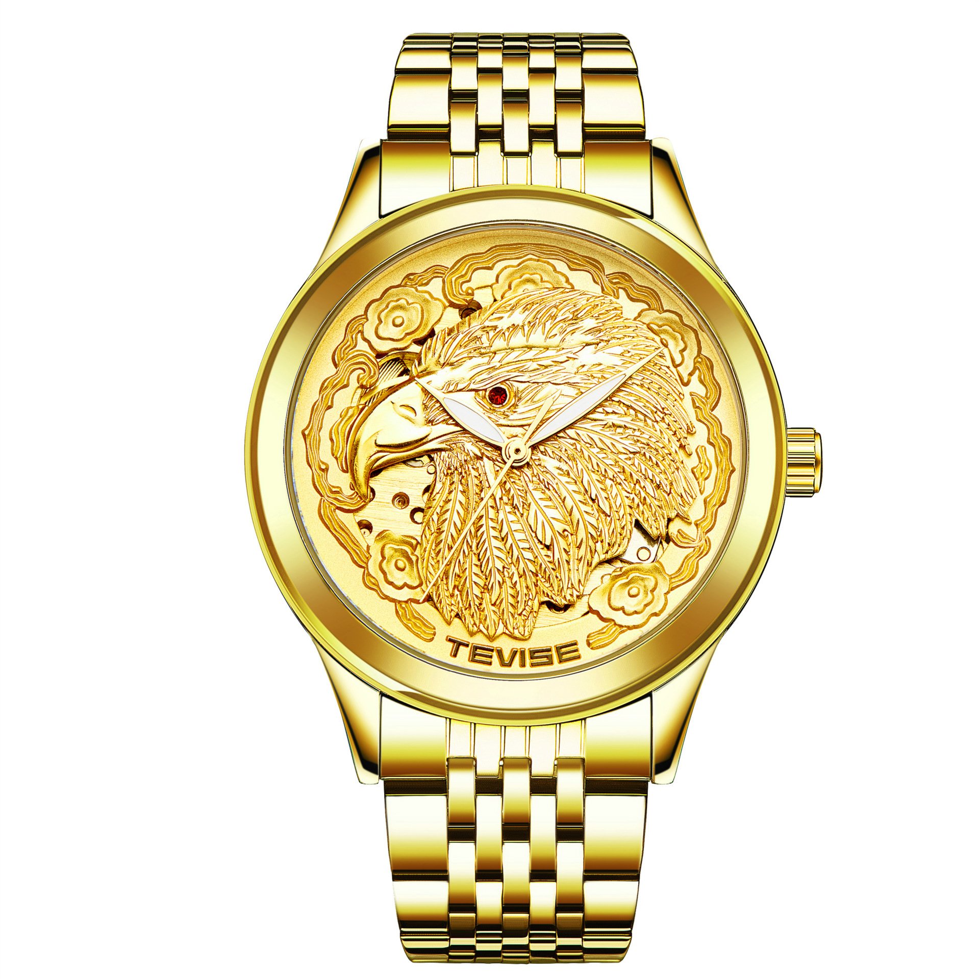 Swiss Luminous Waterproof Hollow Automatic Mechanical Watch for Men - Stylish & Durable Timepiece for Business, Casual & Outdoor Activities