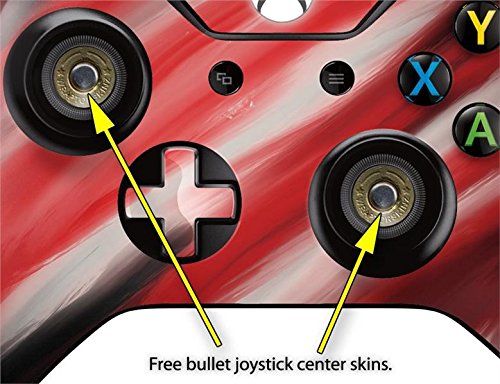 Premium WraptorSkinz Vinyl Skin Wrap for XBOX One Original Wireless Controller - Custom Decal Style, Paint Blend Red - Perfect for Gaming, Personalization & Protection