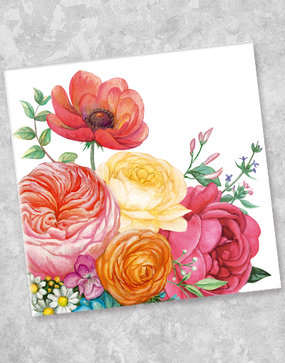 Premium Garden Fresh Luncheon Napkins - 36 Count Eco-Friendly Disposable Paper Napkins for Parties, Picnics & Outdoor Dining - Ideal for BBQ, Wedding & Birthday Celebrations