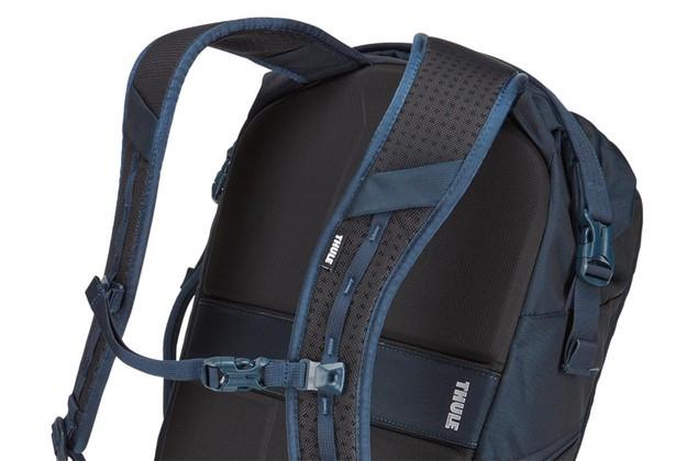 Thule Subterra Travel 34L Laptop Backpack - Water-Resistant Mineral Gray Daypack for Work, School & Commuting - Durable Carry-On Backpack with Laptop Compartment for Business Travel & College