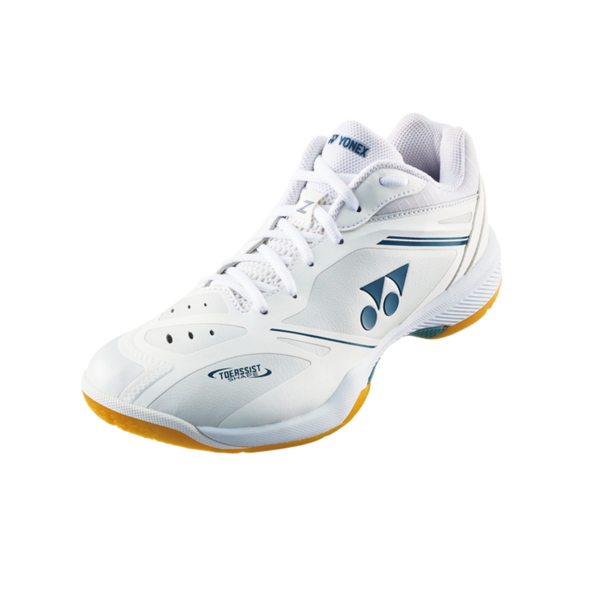 Yonex Power Cushion SHB65Z4W Unisex Wide Badminton Shoes for Court Play - White - Perfect for Indoor Sports & Badminton Training