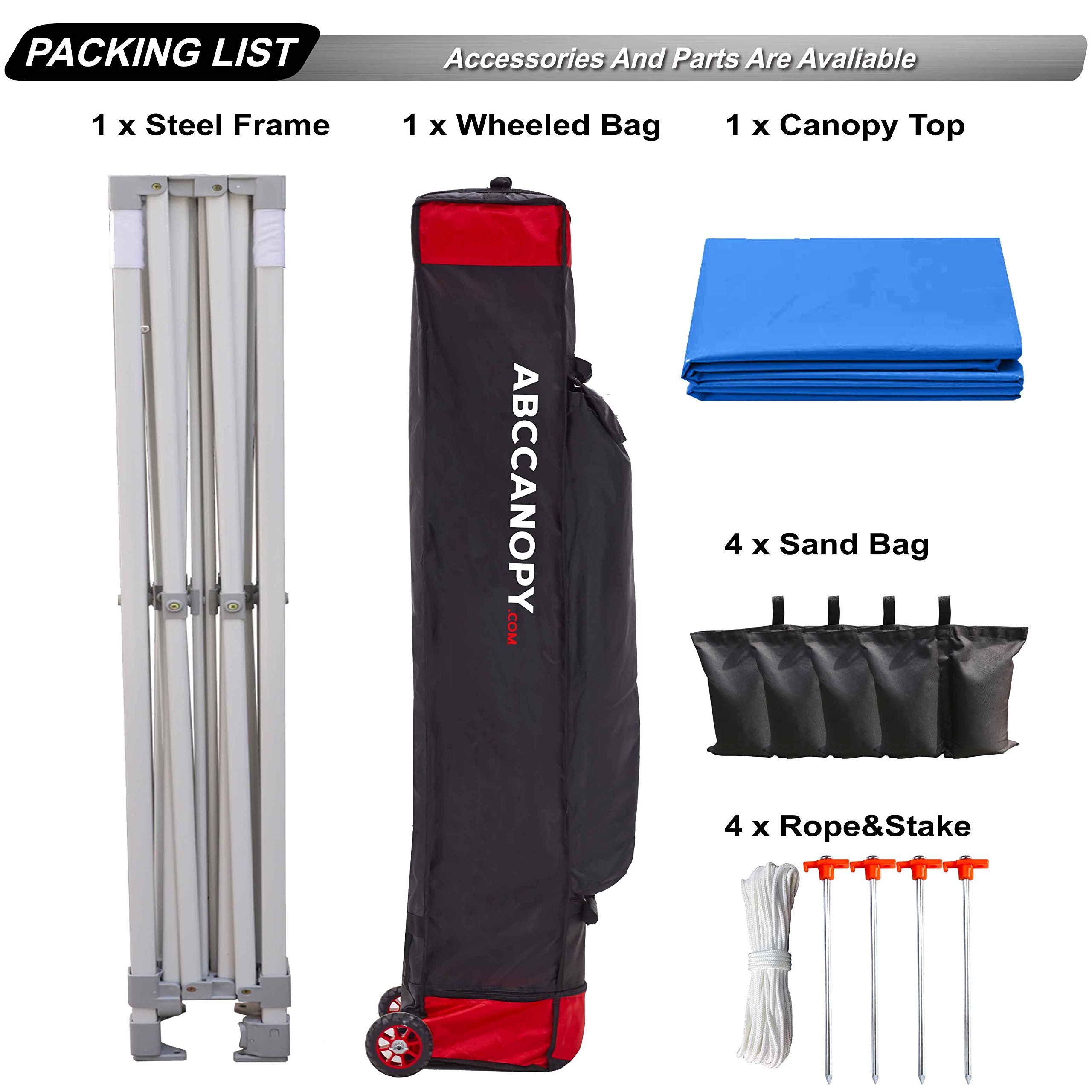 Heavy Duty Sand Bags & Commercial Canopy Tent - Waterproof, Windproof Outdoor Event Shelter - Perfect for Parties, Construction Sites & Emergency Flood Protection