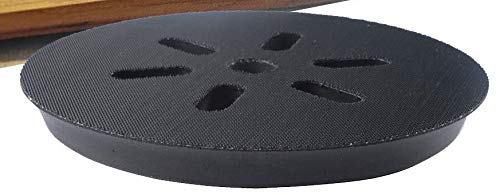 MTP RS6046 6-Inch Hook and Loop Sanding Pad - 6-Hole Backing Pad Replacement for Bosch 1250DEVS, 3727DEVS, ROS65VC - Durable Hard Sanding Disc for Woodworking, Metal Polishing & DIY Projects