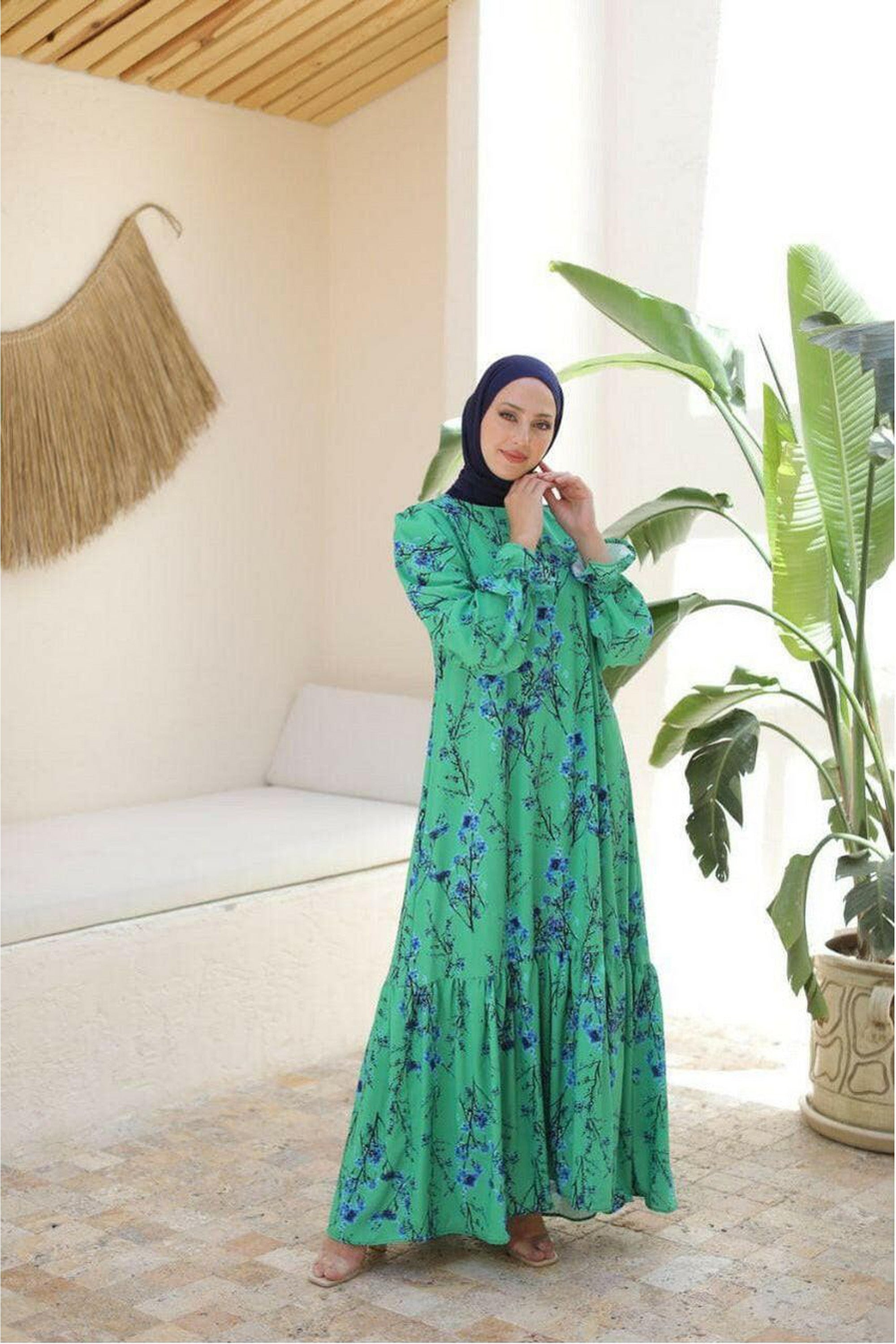 Mira Maxi Dress for Women - Flowy Summer Long Dress with Pockets, Boho Beach Dress for Vacation, Party, and Casual Wear