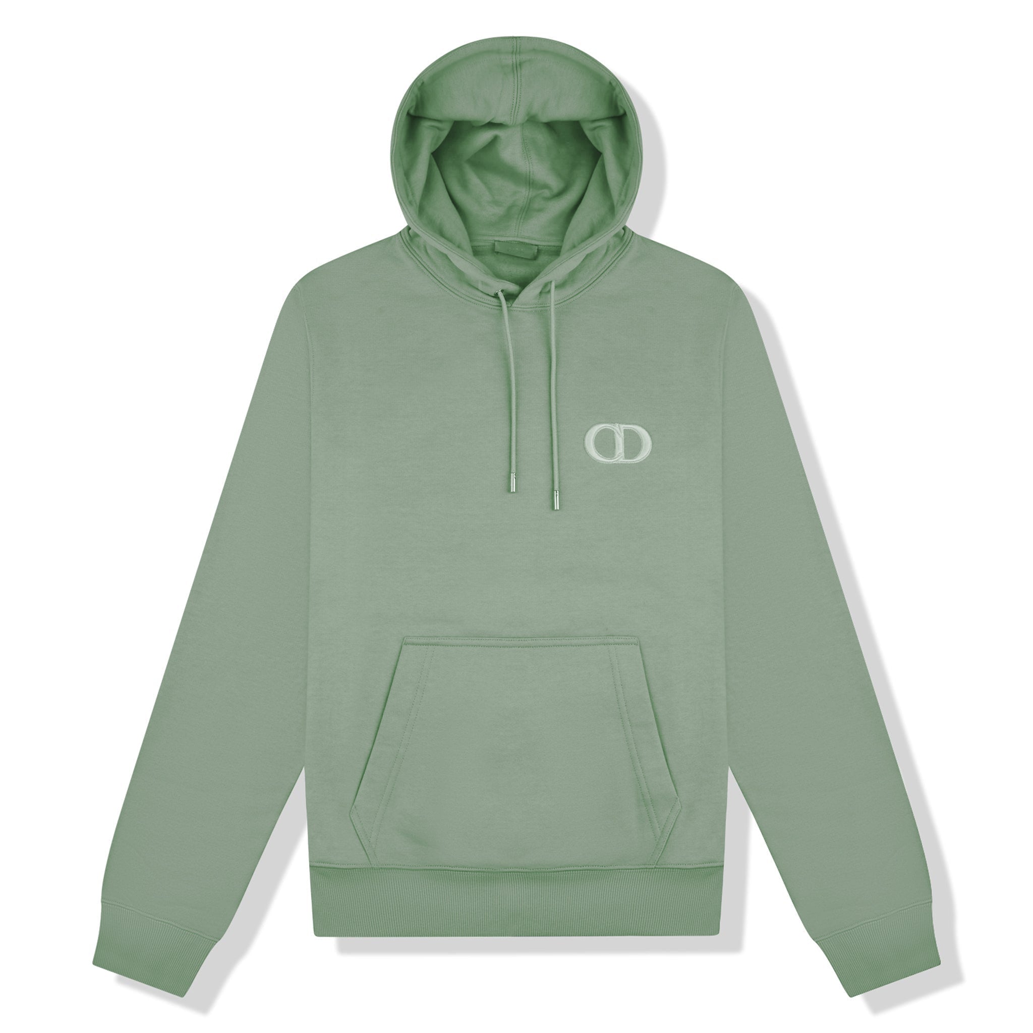 Dior CD Icon Light Green Hoodie for Men - Luxury Streetwear Pullover with Signature Logo - Perfect for Casual Outfits & Urban Fashion