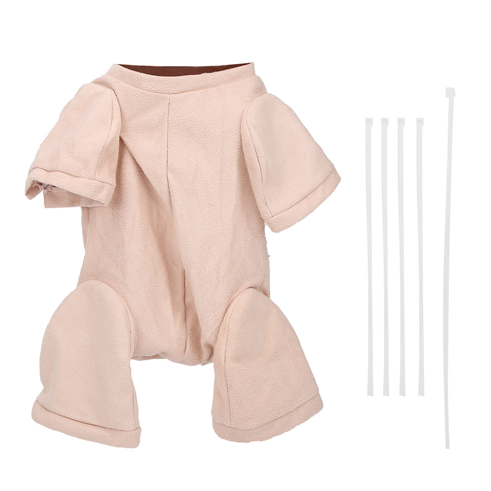 VGEBY 12 Inch Reborn Doll Cloth Body - DIY Fabric Body for 3/4 Arms & Legs (41cm/16in) - Soft Baby Doll Accessory for Lifelike Reborn Dolls | Perfect for Collectors, Photography & Nursery Decor