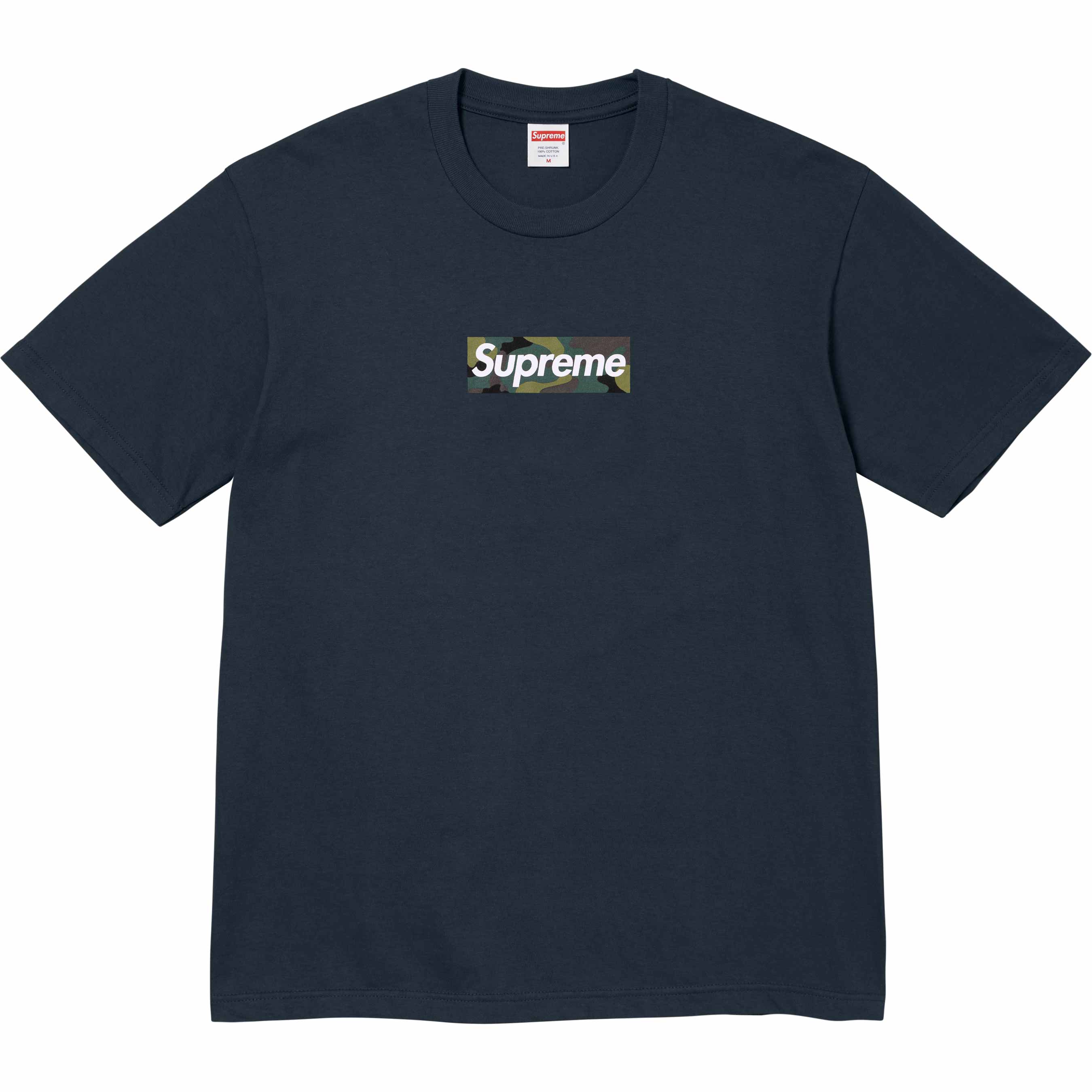 SUPREME 23FW Camouflage Box Logo T-Shirt - Streetwear Fashion for Men | Casual Wear & Urban Style Outfits