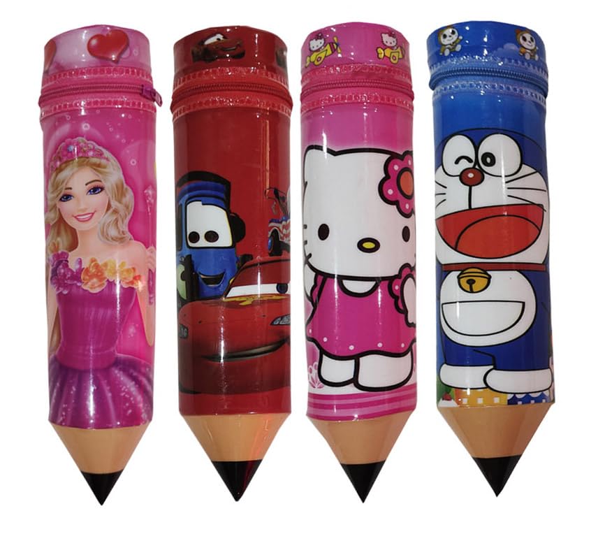 Pink Doll, Cars, Hello Catty & Doremon