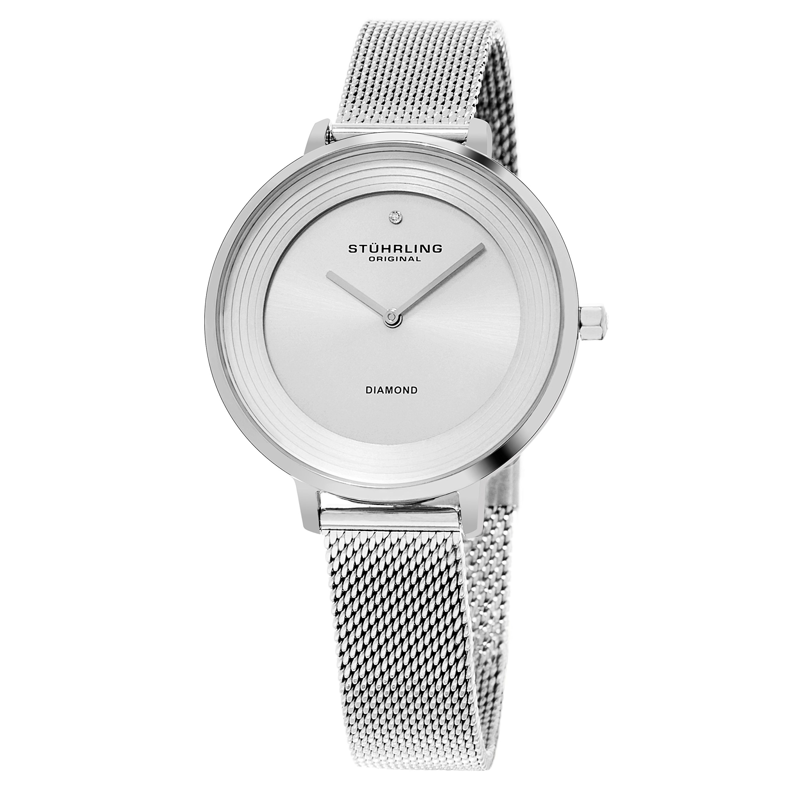 Stuhrling Original Women's Diamond Dress Watch - Elegant Luxury Timepiece for Formal Events & Evening Wear