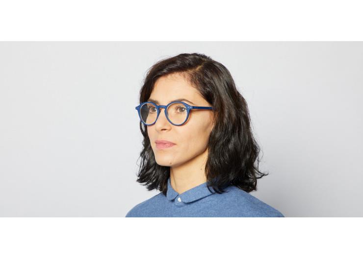 #D Reading Glasses (Navy) - Blue Light Blocking Readers for Computer & Book Reading - Perfect for Office, Home & Travel Use