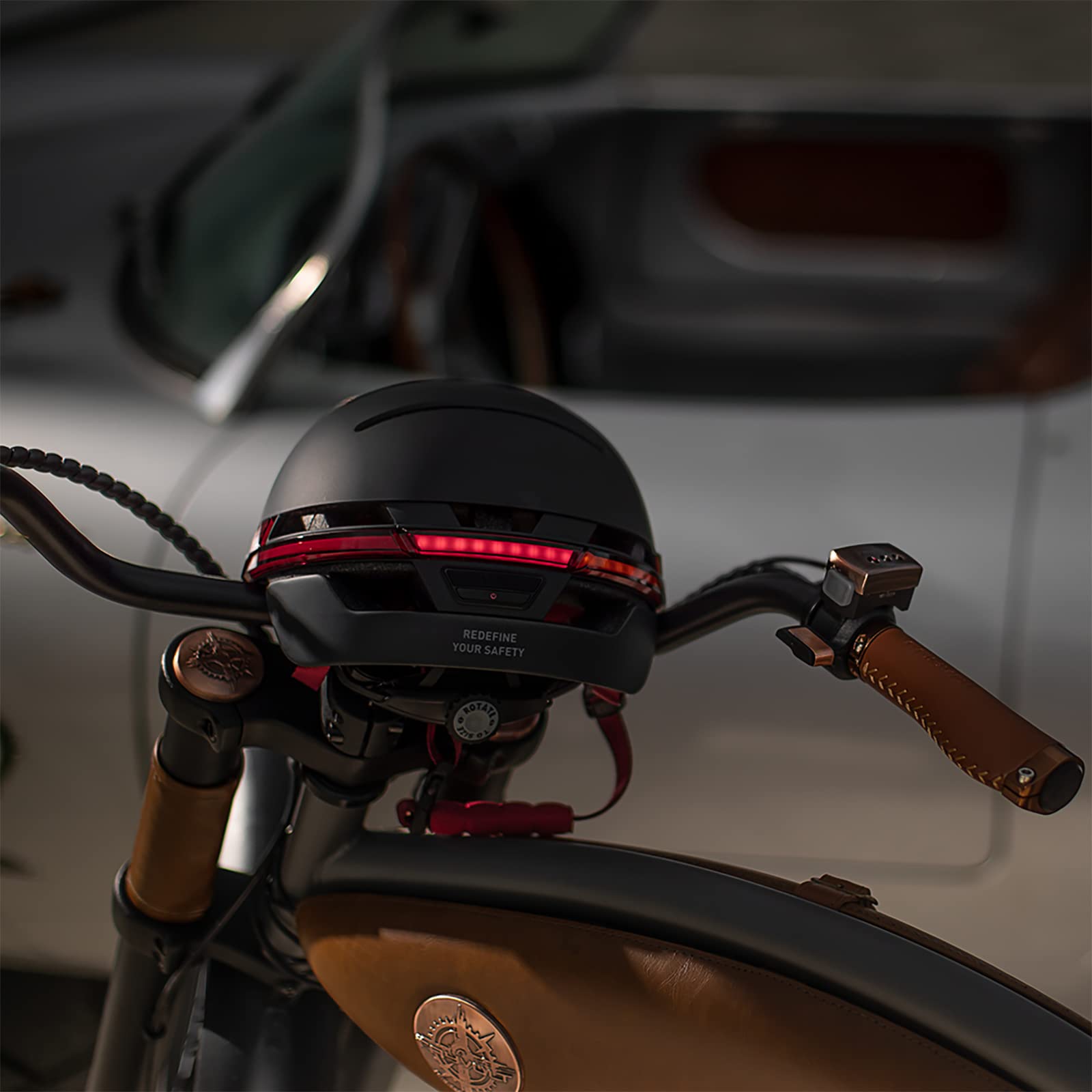 LIVALL Smart Bike Helmet with LED Lights - Bluetooth Cycling Helmet with Turn Signals, Brake Warning & SOS Alert - Certified Safety Helmet for Men & Women - Perfect for Commuting, Road Cycling & Urban Safety