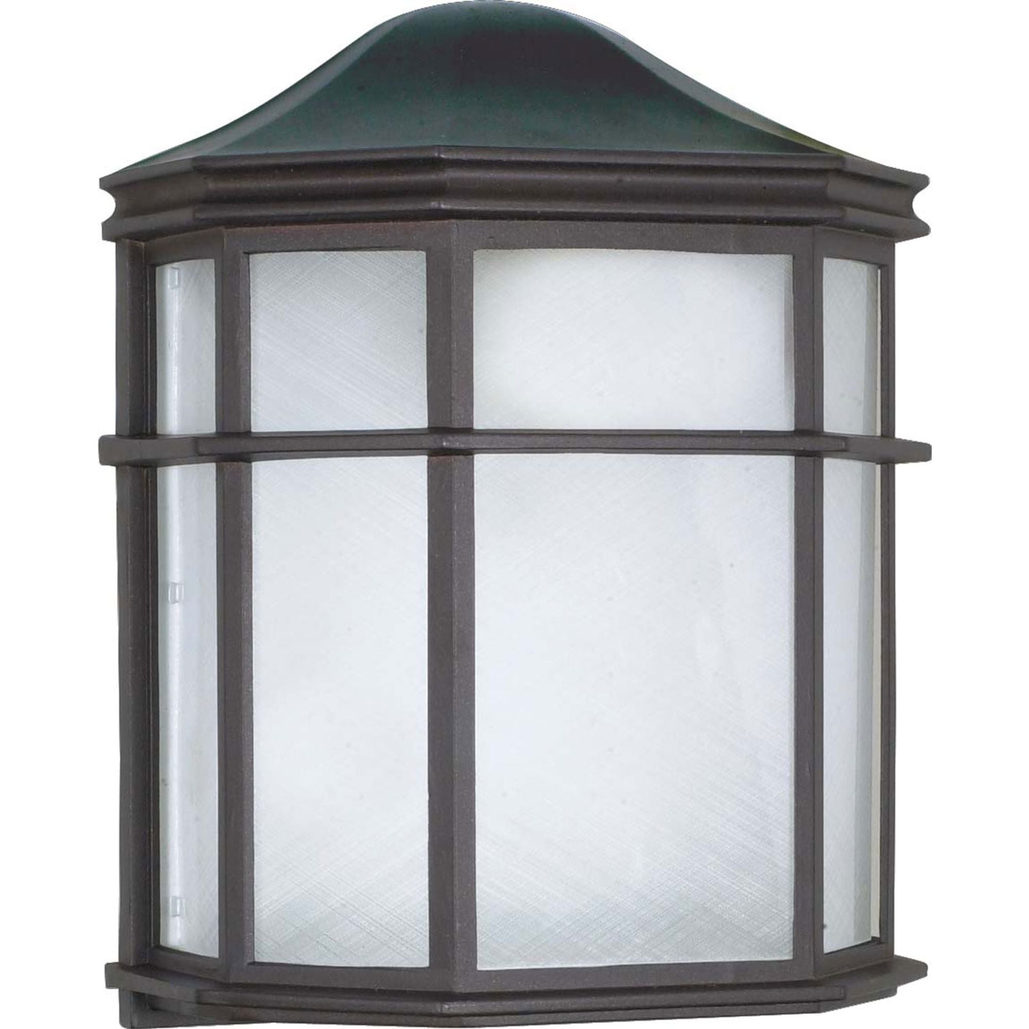 10 Inch Outdoor Wall Lantern with Black Finish - Weatherproof Exterior Lighting for Porch, Patio, Garden, and Entryway