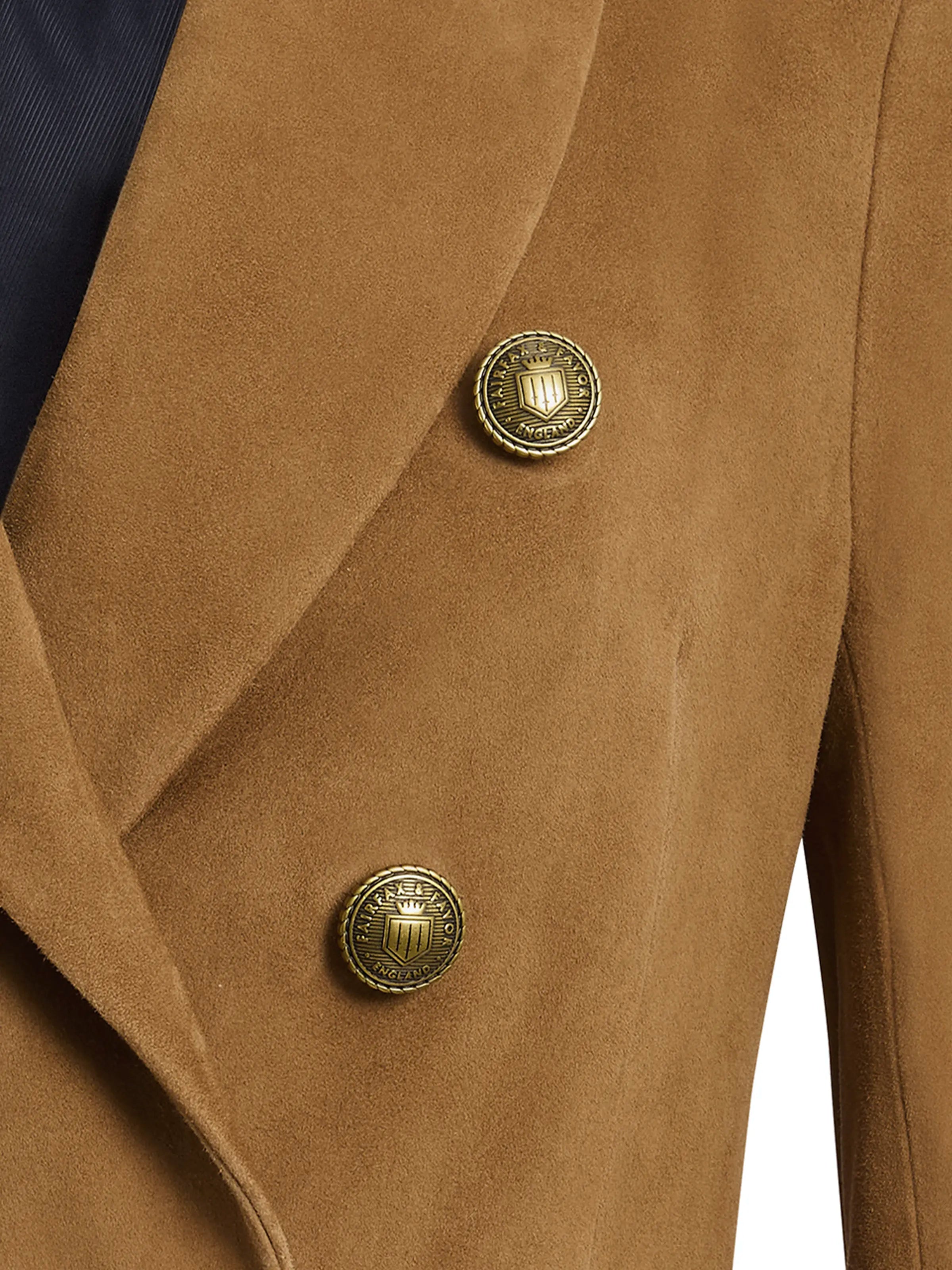 Daphne Blazer in Tan Suede - Women's Stylish Jacket for Office, Date Night & Fall Fashion | Premium Suede Outerwear