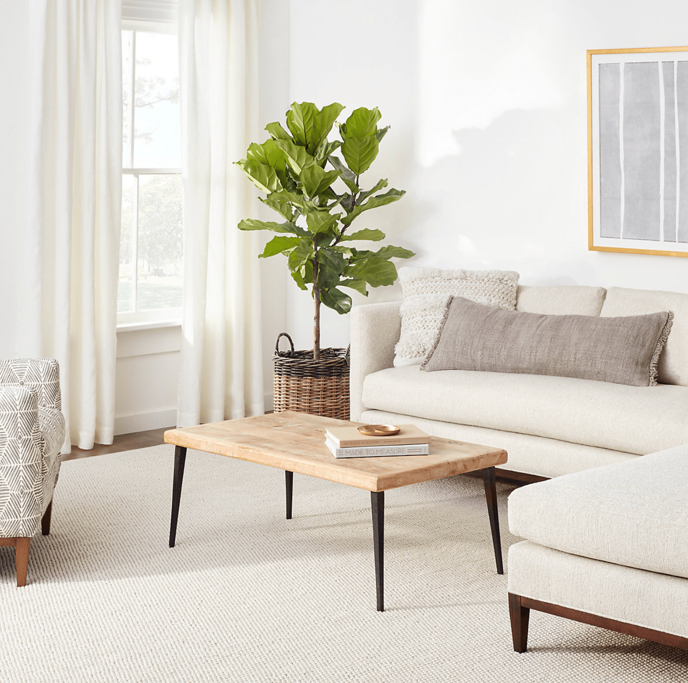 Sonoma Indoor/Outdoor Area Rug - Ivory Soft Woven Polypropylene - Perfect for Patio, Deck, Living Room & Bedroom