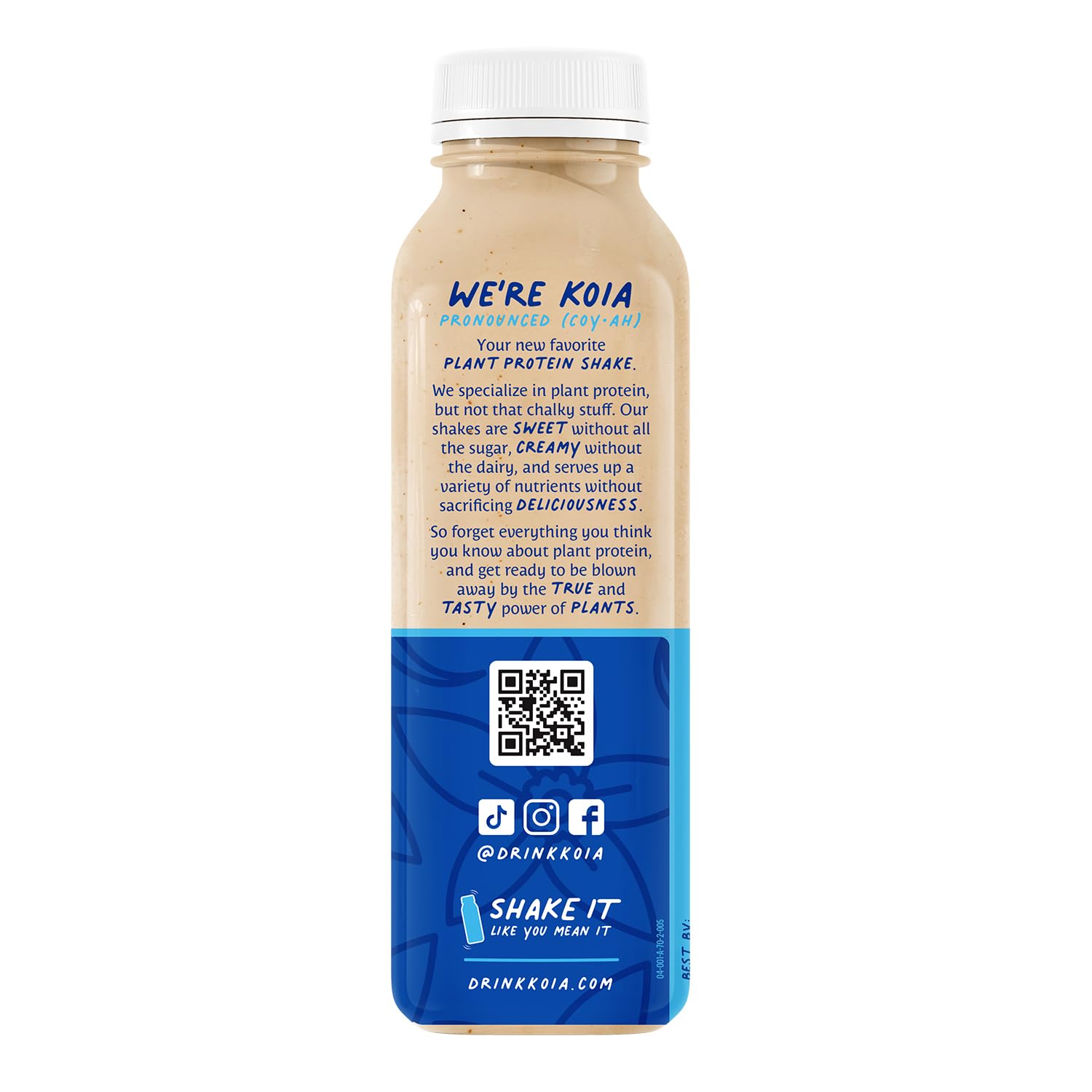 Koia Vanilla Bean Protein Shake - 12 Fl Oz Ready-to-Drink Plant-Based Protein Shake | Dairy Free, Gluten Free, Soy Free, Non-GMO, Kosher, Vegan | Post-Workout Recovery & Healthy Breakfast On-The-Go