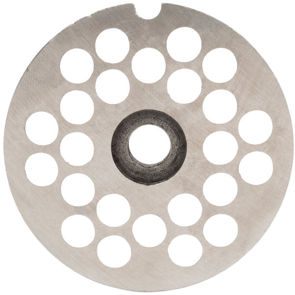 Globe L00669 Stainless Steel Meat Grinder Plate – Heavy Duty Grinding Disc for Home & Commercial Use | Perfect for Beef, Pork, Chicken & Sausage Making