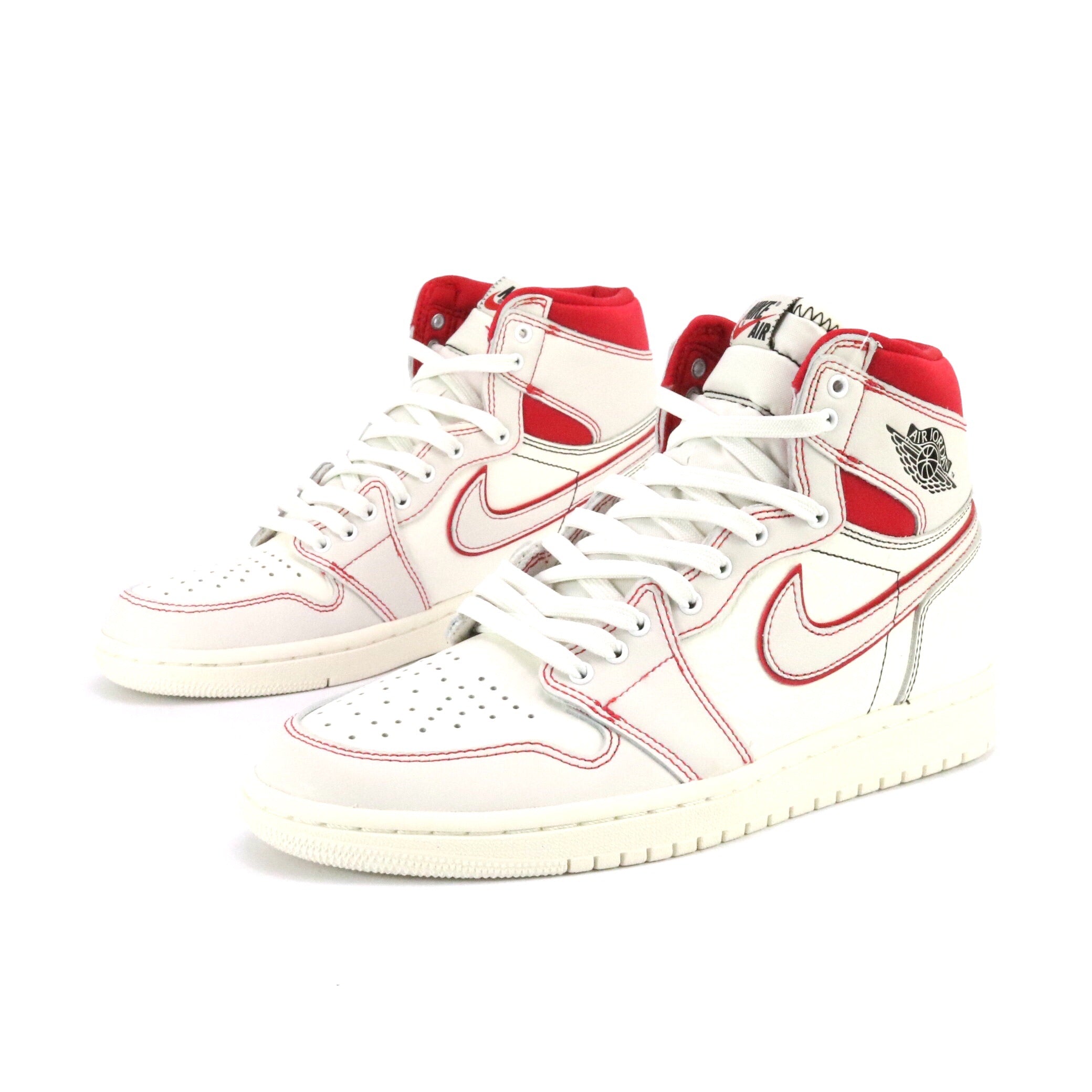 Air Jordan 1 Retro High OG Phantom Sail Black Sneakers - Men's Basketball Shoes for Streetwear & Casual Style