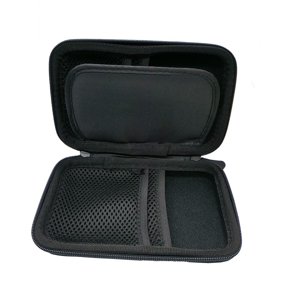 Premium Black Electronics Organizer Case - Digital Storage Bag for Power Bank, Hard Drive & Cables | Travel-Friendly Accessory for Tech Gear & Cable Management | Perfect for Business Trips, Daily Commute & Home Office Organization
