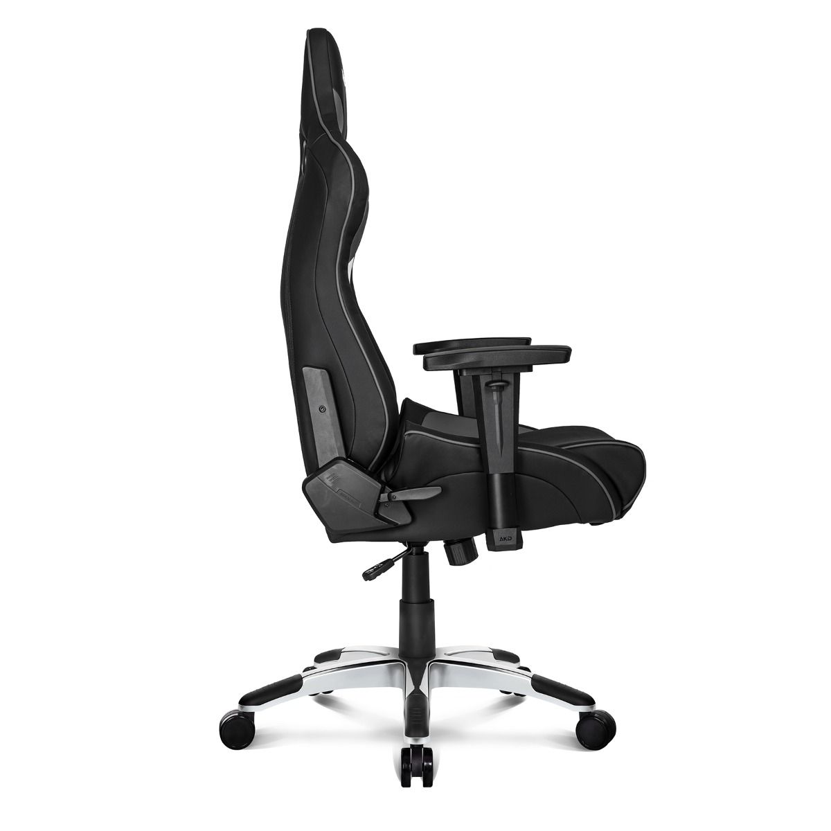 AKRACING ProX Ergonomic Gaming Chair with Lumbar Support - Adjustable Height & Reclining Backrest - Grey - Perfect for PC, Console & Office Gaming Setup