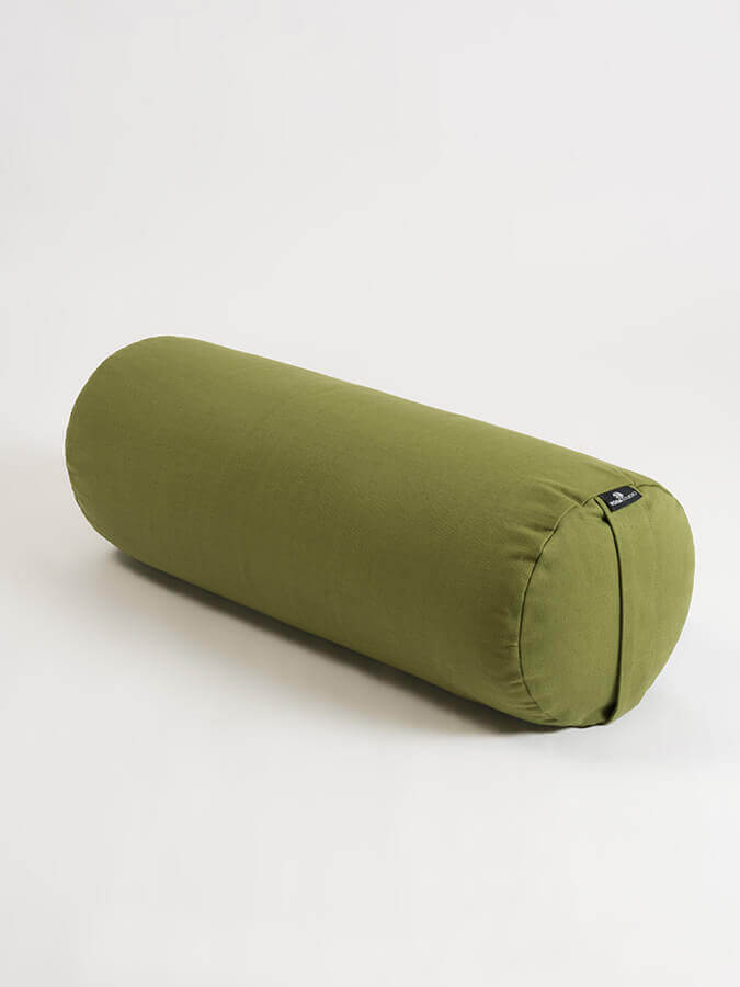 Organic Cotton Buckwheat Meditation Bolster Cushion for Yoga & Zen Relaxation - Perfect for Yoga Studios, Home Meditation & Stress Relief