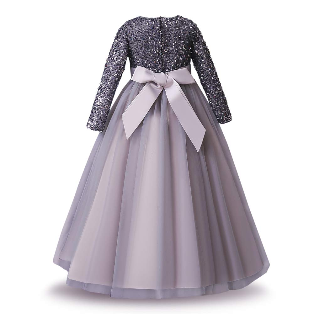 Royal Palace Lace Gothic Victorian Gown for Girls - Long Sleeve Princess Dance Dress for Wedding, Pageant & Masquerade Party | Elegant Fancy Costume for Halloween, Cosplay & Special Occasions